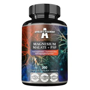 Malato di magnesio + P5P - 200 capsule - Viking Supplements
