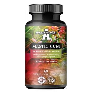 Mastic Gum with Chios Mastiha - 60 vcaps - Nuvalia