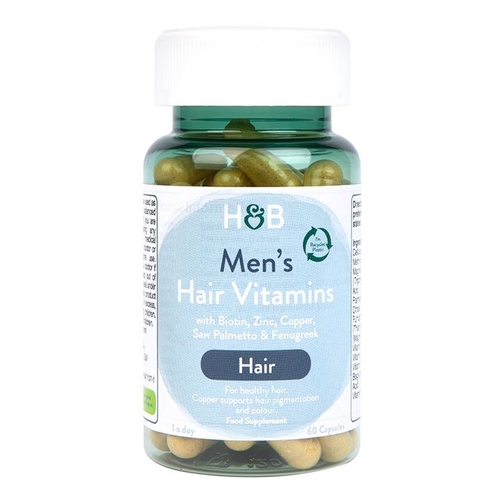 Vitamine per i capelli da uomo - 60 capsule - Viking Supplements