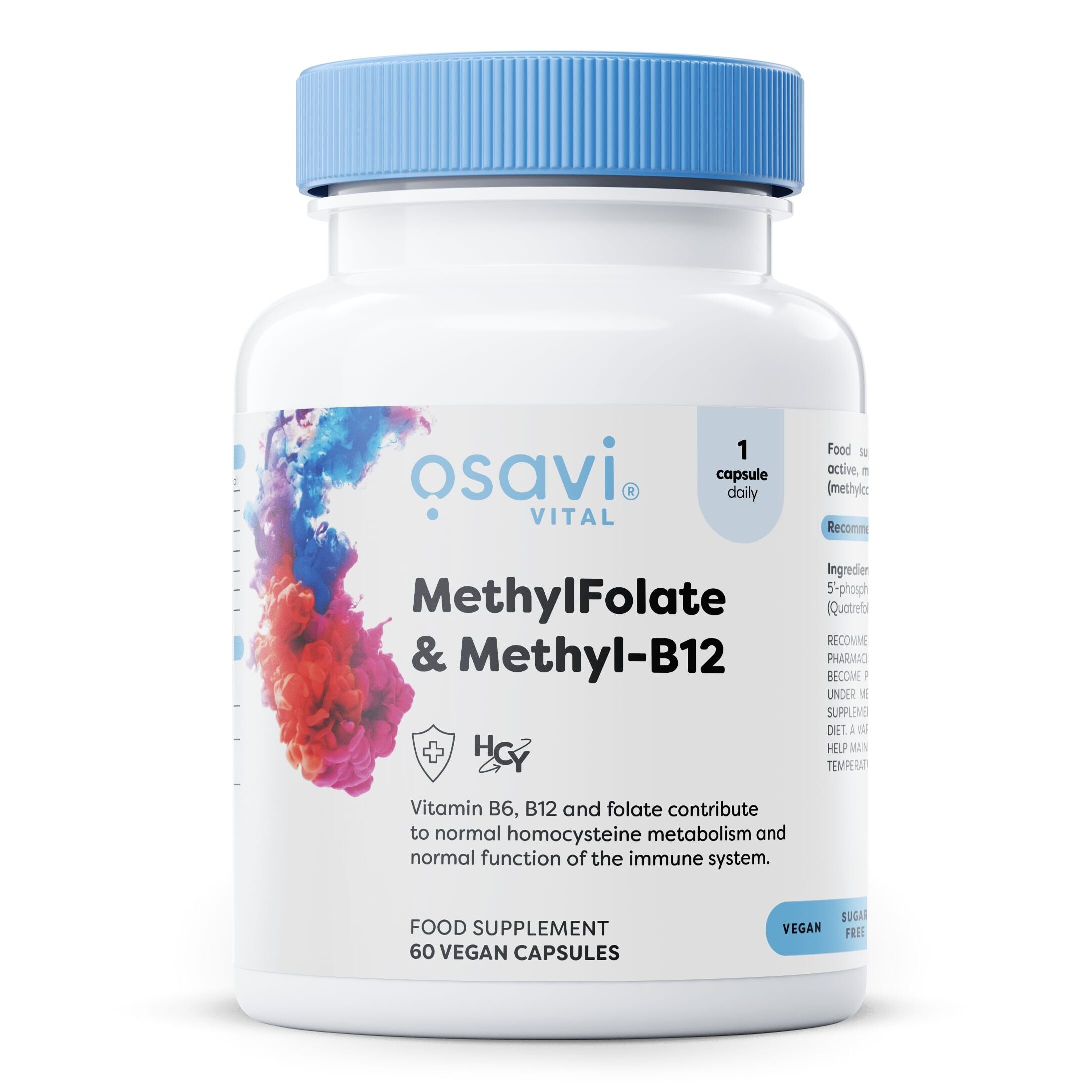 Metilfolato e metil-B12 - 60 capsule vegane - Viking Supplements
