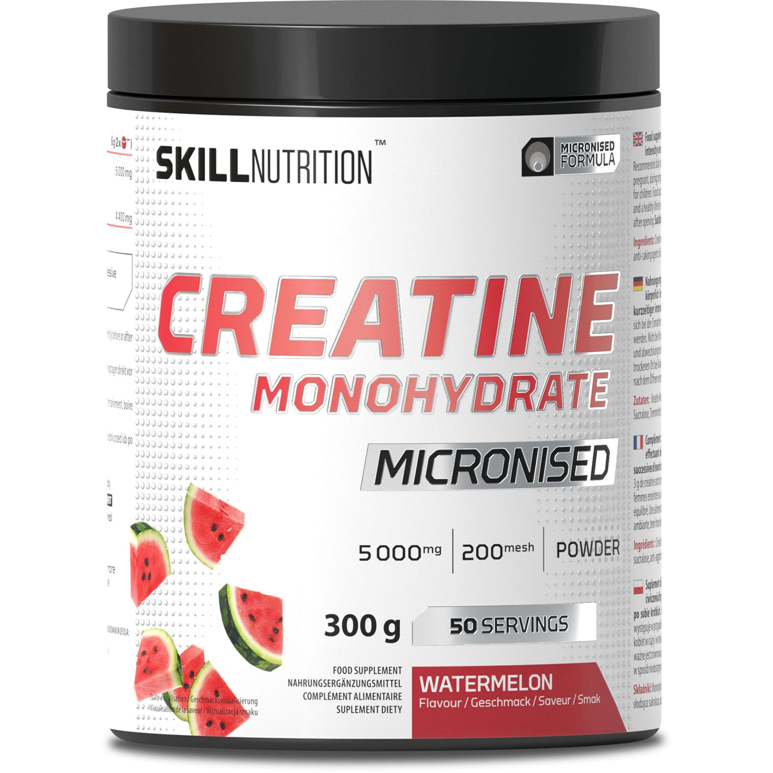 Creatina monoidrato micronizzata aromatizzata