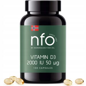 NFO Vitamin D3 2000 IU (100 caps) - Viking Supplements