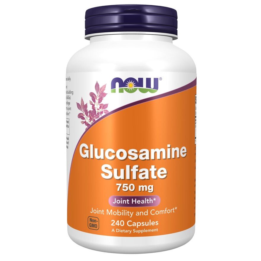NOW FOODS Glucosamine Sulfate 750 mg (240 caps) - Viking Supplements