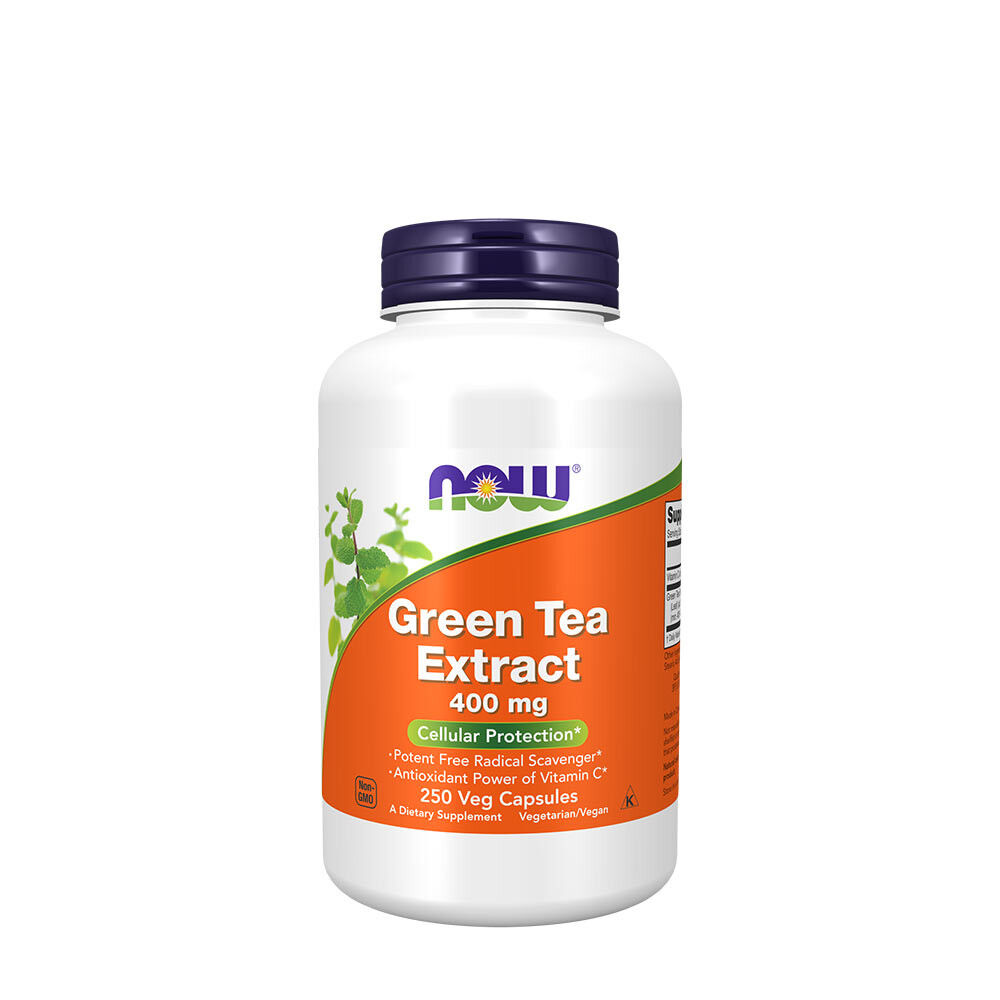 NOW Estratto di tè verde 400 mg (250 capsule vegetali) - Viking Supplements