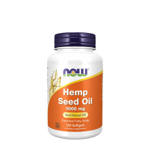 Olio di semi di canapa NOW 1000 mg (120 capsule molli) - Viking Supplements
