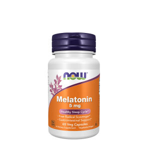 NOW Melatonina 5 mg (60 capsule vegetali) - Viking Supplements