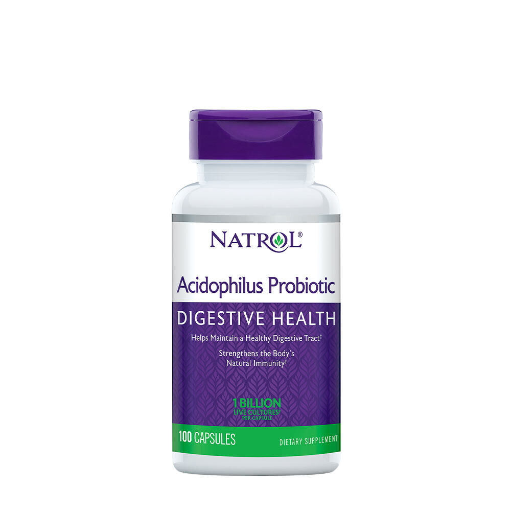 Natrol Acidophilus Probiotic (100 capsule) - Viking Supplements