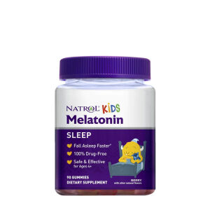 Caramelle gommose alla melatonina con gusto ai frutti di bosco Natrol Kids (90 caramelle)