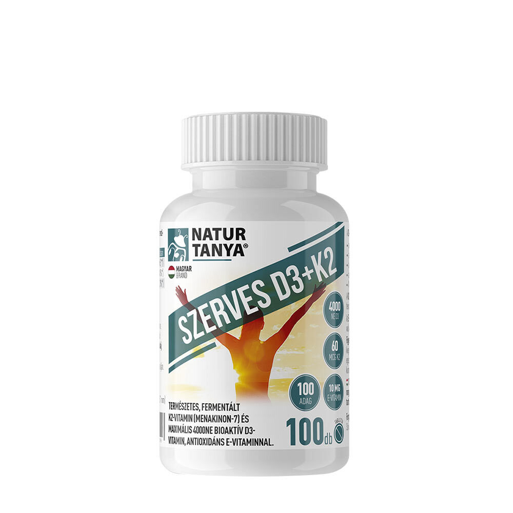 Natur Tanya Vitamina D3 + K2 biologica (100 compresse) - Viking Supplements