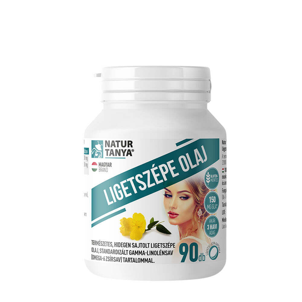 Capsule di olio di enotera standardizzato Natur Tanya (90 capsule molli) - Viking Supplements