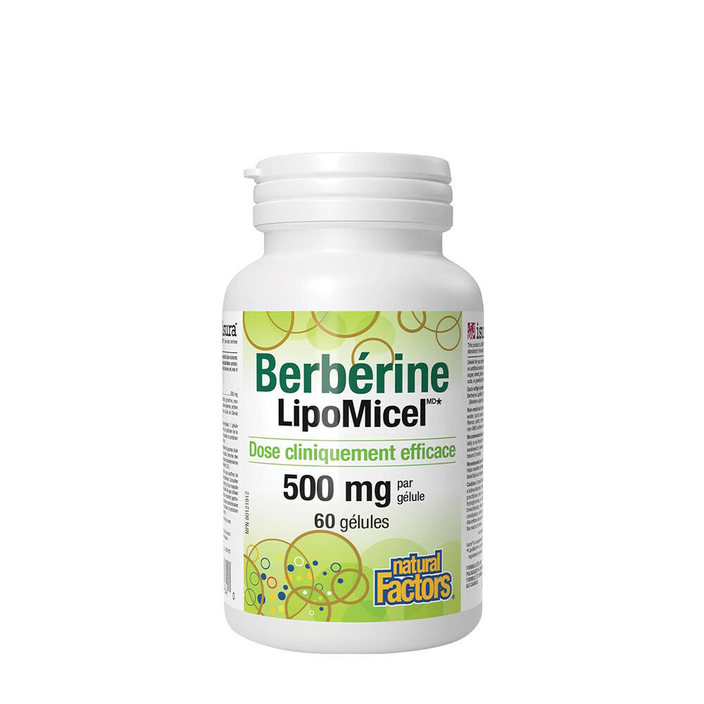 Natural Factors Berberina LipoMicel Matrix (60 capsule molli) - Viking Supplements