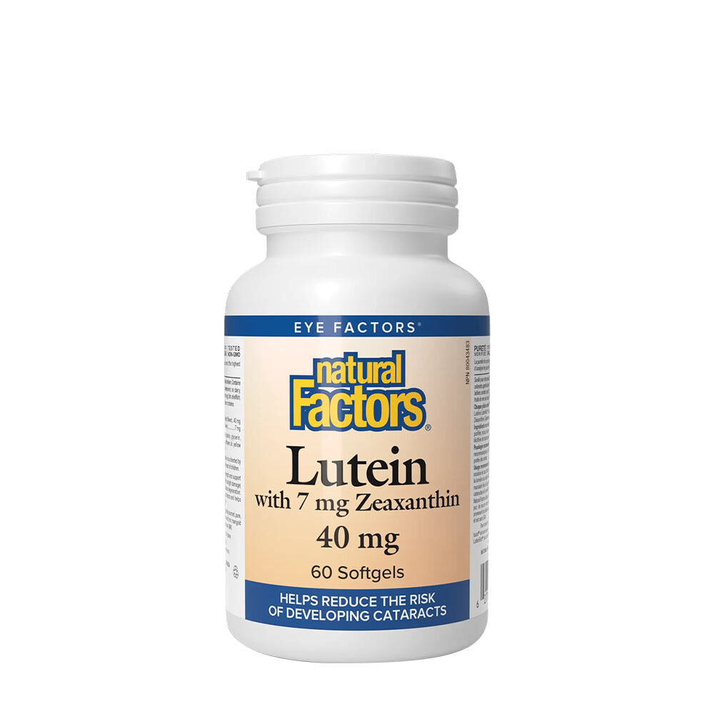 Natural Factors Luteina 40 mg con zeaxantina (60 capsule molli) - Viking Supplements