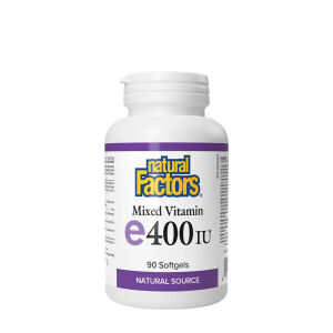 Natural Factors Mixed Vitamin E Natural Source 400 IU  (90 Softgels) - Viking Supplements