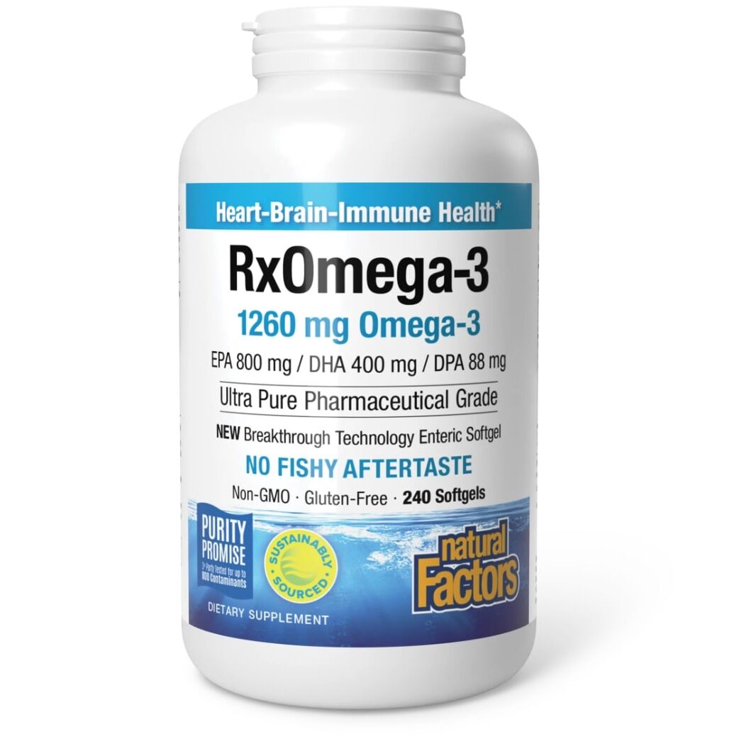 Natural Factors RxOmega-3 240 capsule molli - Viking Supplements