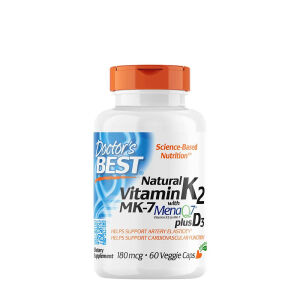 Vitamina K2 MK7 naturale con MenaQ7 e vitamina D3