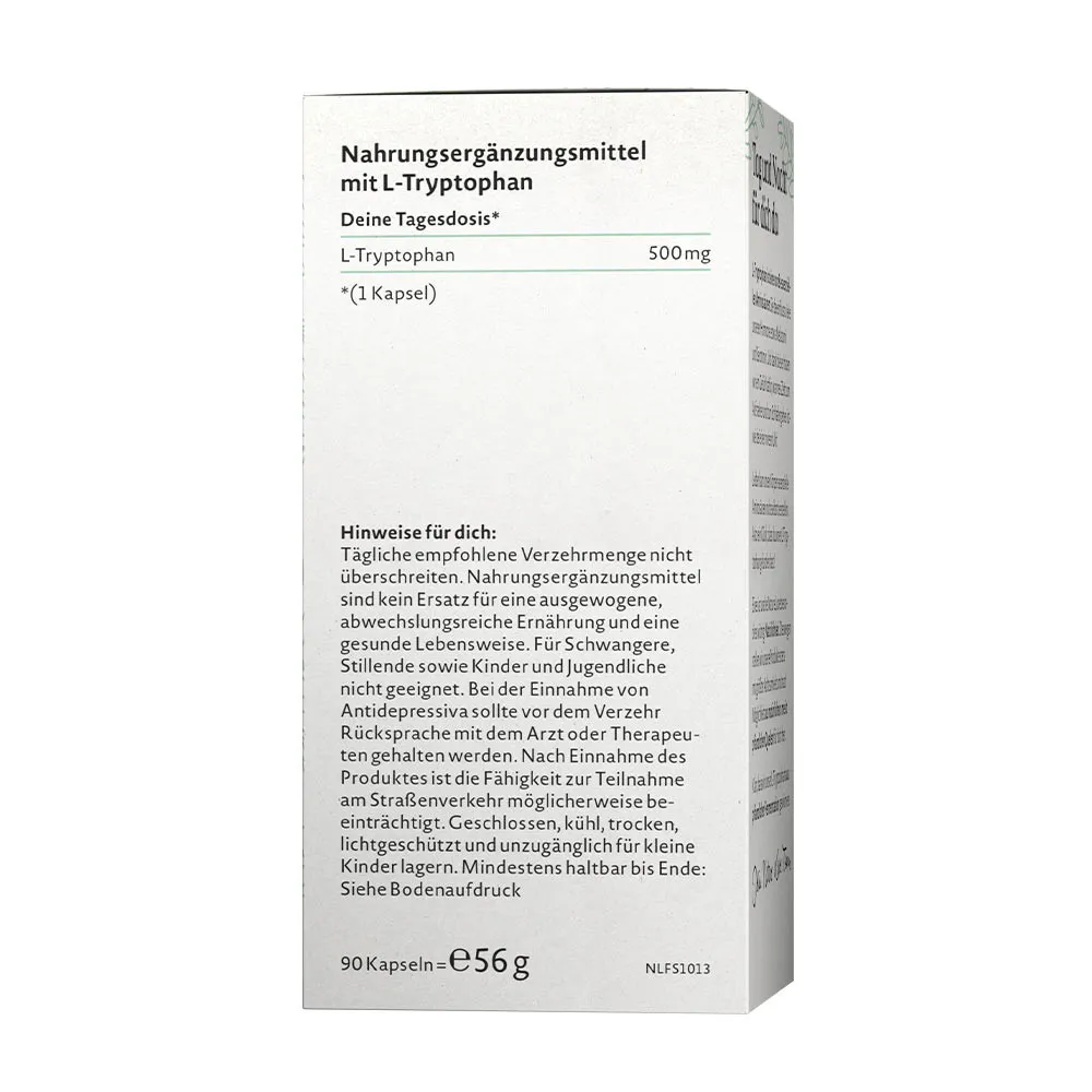 Nature Love L-Tryptophan (90 Capsules) - immagine 2