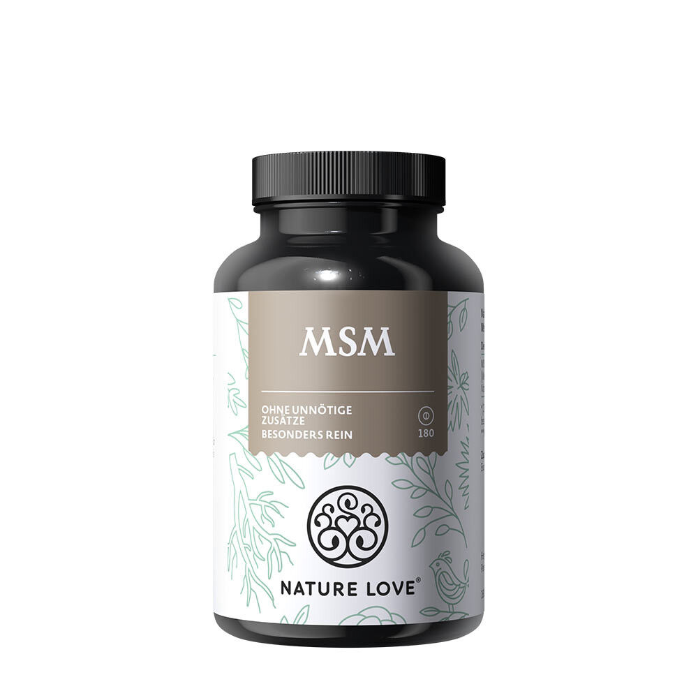 Nature Love MSM con vitamina C (180 compresse) - Viking Supplements