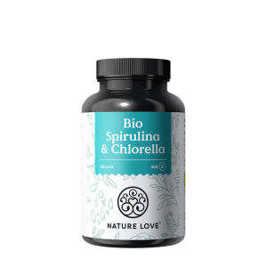 Nature Love Organic Spirulina & Chlorella (360 Tablets) - Viking Supplements