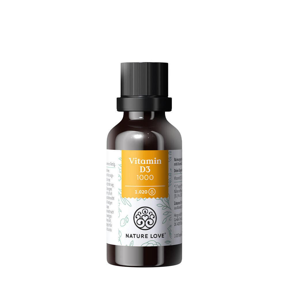 Nature Love Vitamina D3 1000 IE (30 ml) - Viking Supplements