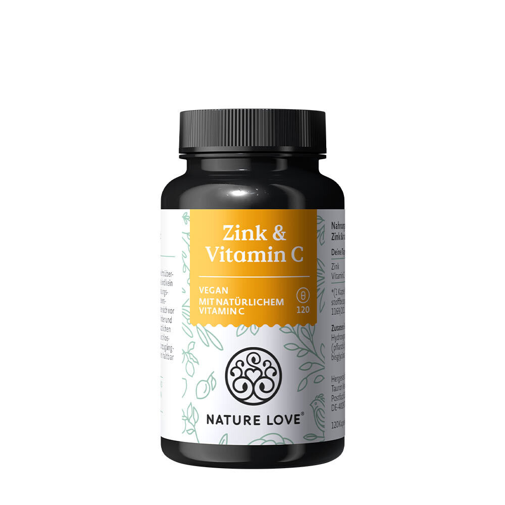 Nature Love Zink & Vitamin C (120 Capsules) - Viking Supplements