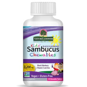 Nature's Answer Kids Sambucus Chewables 45 Chewable Tablets - Nuvalia