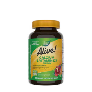 Natures Way Alive!® Caramelle gommose al calcio + D3 (60 caramelle) - Viking Supplements