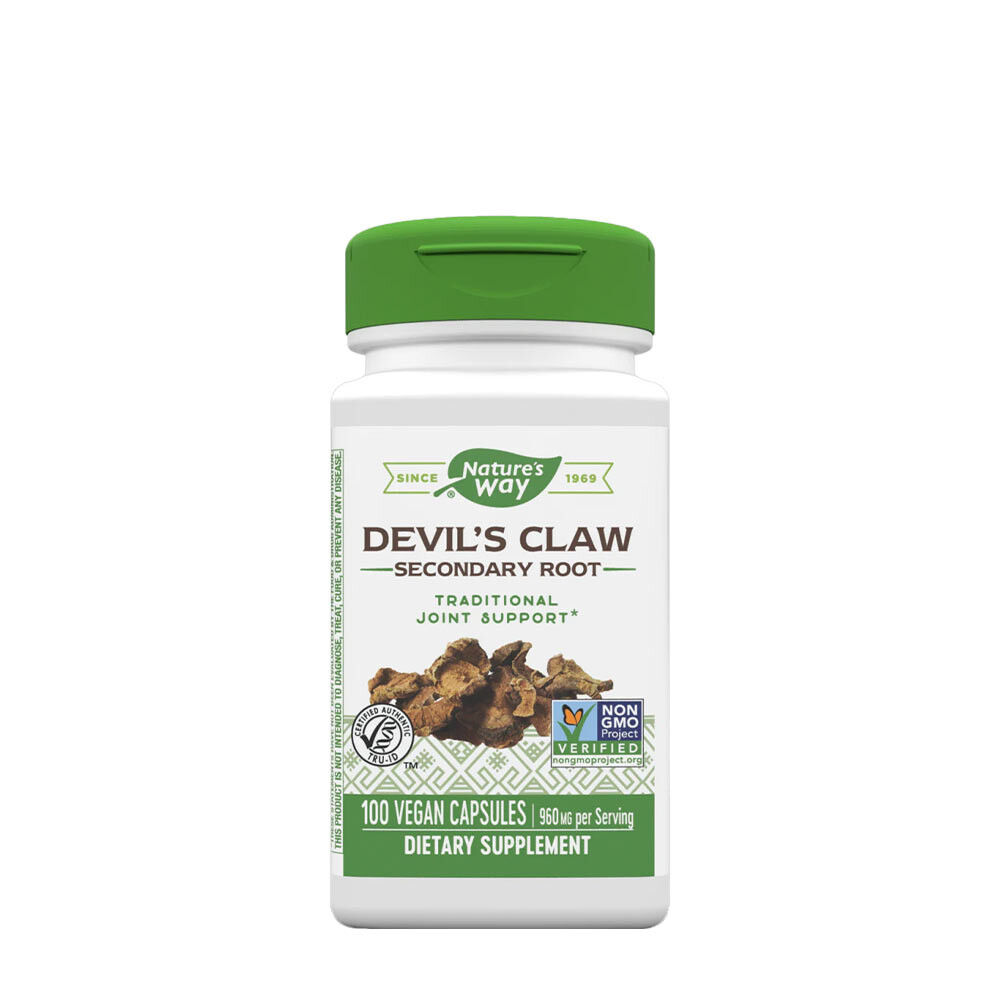 Natures Way - Radice secondaria di artiglio del diavolo (100 capsule) - Viking Supplements