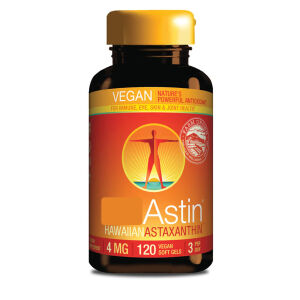 Nutrex Vegan Astin Astaxantina hawaiana 4 mg, 120 capsule molli vegetali - Viking Supplements
