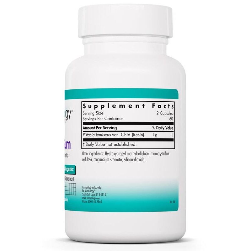 Nutricology Mastic Gum 120 veg. capsules - immagine 3