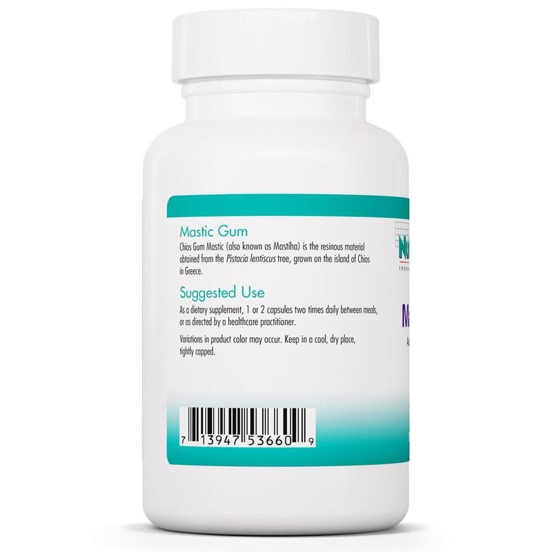 Nutricology Mastic Gum 120 veg. capsules - immagine 4