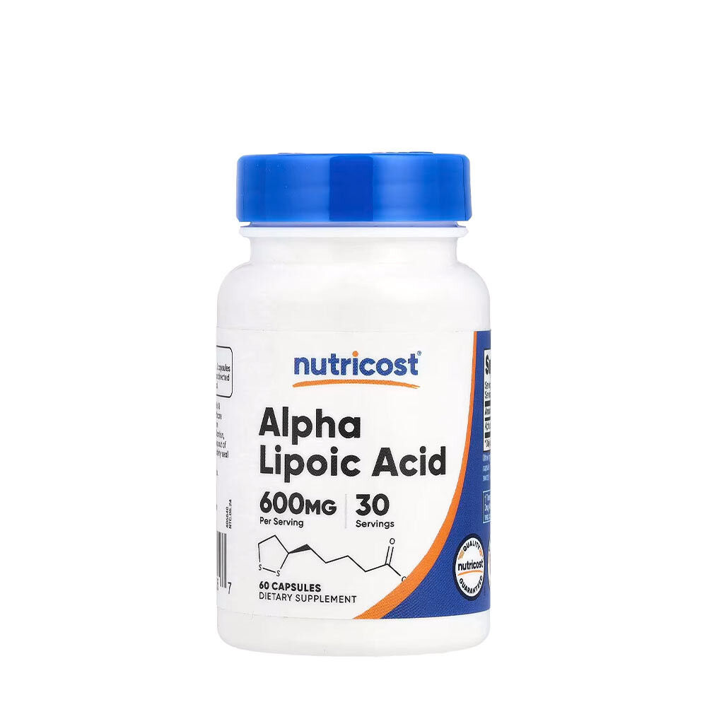 Nutricost Acido alfa-lipoico 600 mg (60 capsule) - Viking Supplements