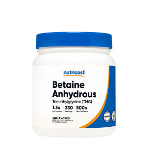 Nutricost Betaina anidra (TMG) in polvere (500 g) - Viking Supplements