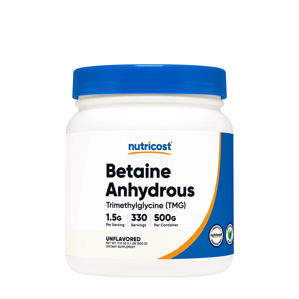 Nutricost Betaina anidra (TMG) in polvere (500 g) - Viking Supplements