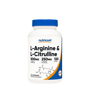 Nutricost - Capsule con complesso di L-arginina e L-citrullina (120 capsule) - Viking Supplements