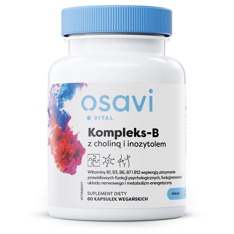 OSAVI Complesso B con colina e inositolo (60 capsule vegetali) - Viking Supplements