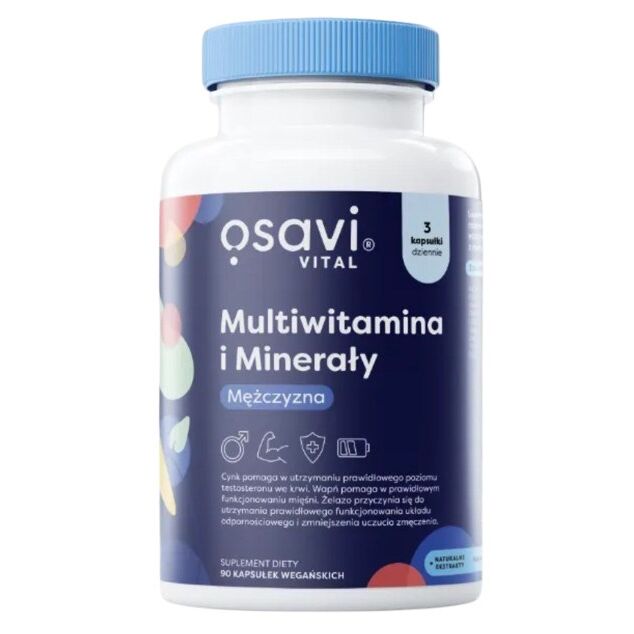 OSAVI Multivitaminici e minerali per uomini (90 capsule) - Viking Supplements