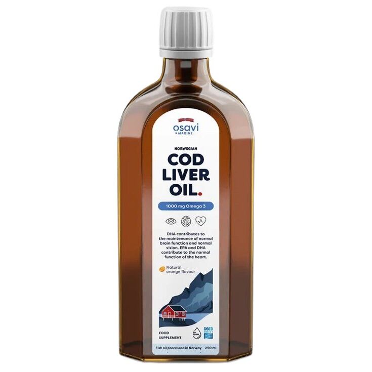 OSAVI Olio di fegato di merluzzo norvegese 1000 mg Omega 3