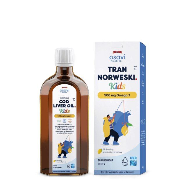 OSAVI Olio di fegato di merluzzo norvegese per bambini