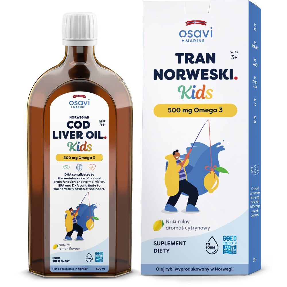 OSAVI Olio di fegato di merluzzo norvegese per bambini