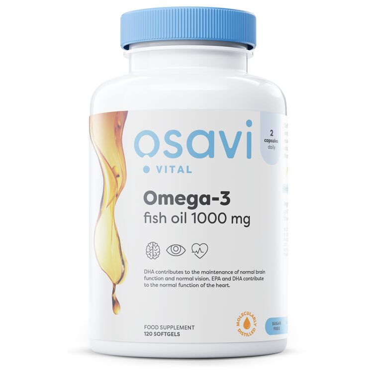 Olio di pesce omega-3 distillato molecolarmente