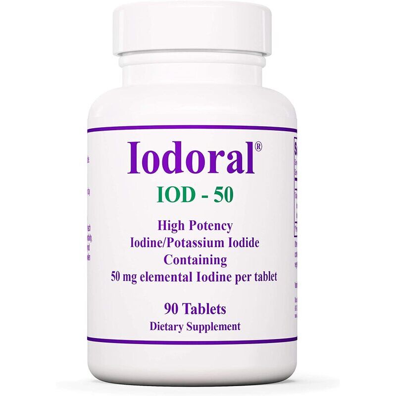 Optimox Corporation Iodoral (iodio e ioduro di potassio) 50 mg, 90 compresse - Viking Supplements