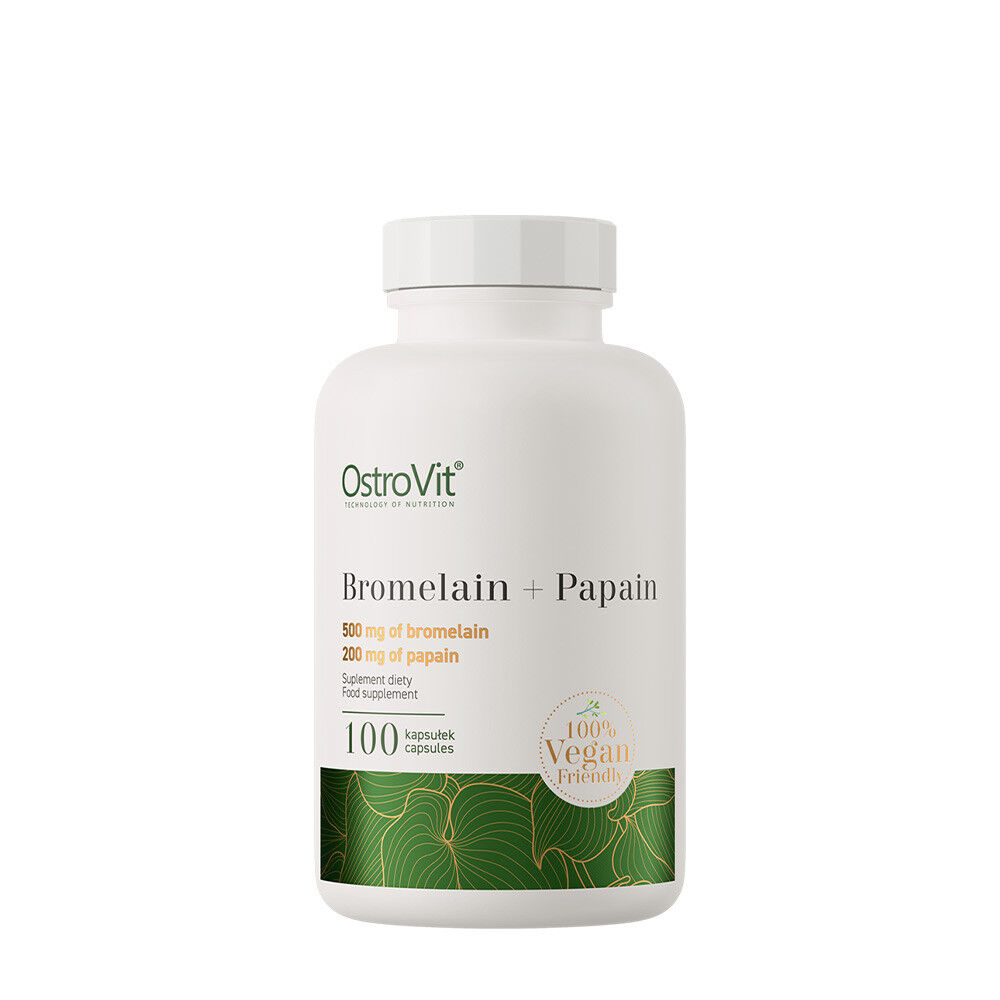 Ostrovit Bromelina + Papaina 100% Vege (100 capsule) - Viking Supplements