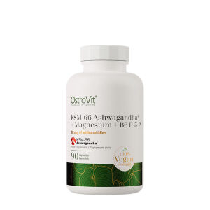 Ostrovit KSM-66 Ashwagandha® + Magnesio + B6 P-5-P (90 capsule vegetali) - Viking Supplements