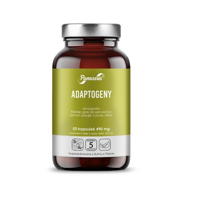 PANASEUS Adattogeni (50 capsule) - Viking Supplements