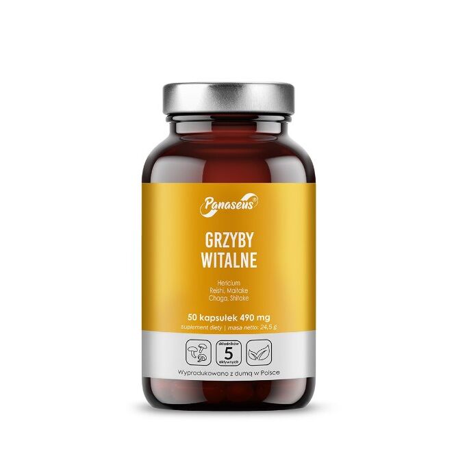 PANASEUS Funghi vitali (50 capsule) - Viking Supplements