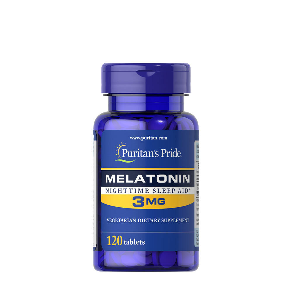 Puritans Pride Melatonina 3 mg (120 compresse) - Viking Supplements