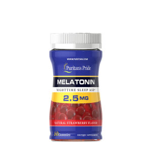 Puritan's Pride - Caramelle gommose alla melatonina da 2,5 mg (60 caramelle)