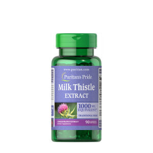 Puritans Pride Estratto di cardo mariano 4:1 1000 mg (silimarina) (90 capsule molli) - Viking Supplements