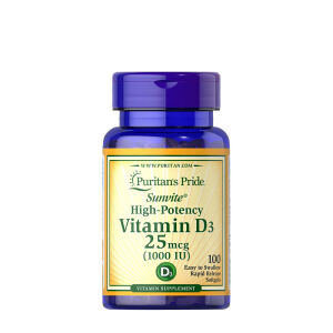 Puritan's Pride Vitamina D3 1000 UI (100 capsule molli) - Viking Supplements