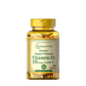 Puritans Pride Vitamina D3 2000 UI (200 capsule molli) - Viking Supplements